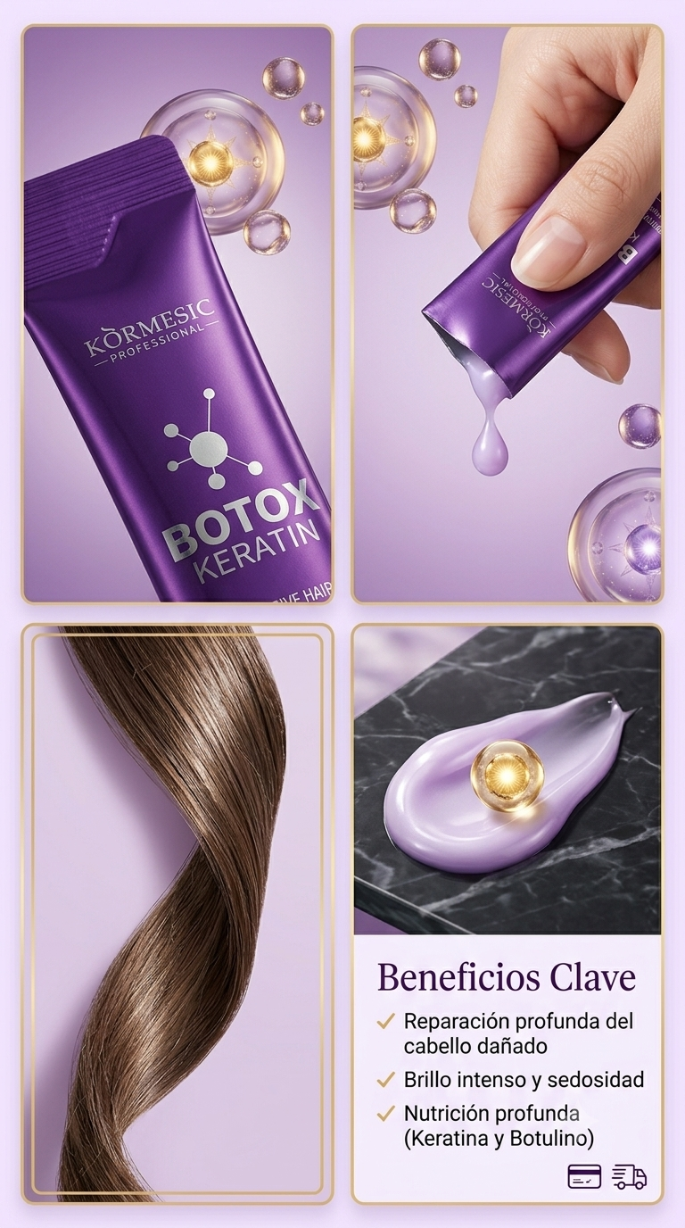Botox Keratin™ Hair Mask – Ritual de Reparación Profesional
