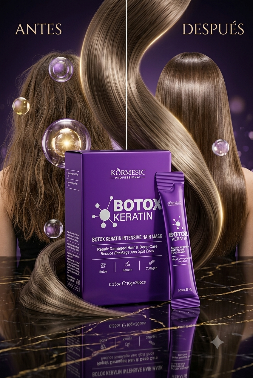Botox Keratin™ Hair Mask – Ritual de Reparación Profesional